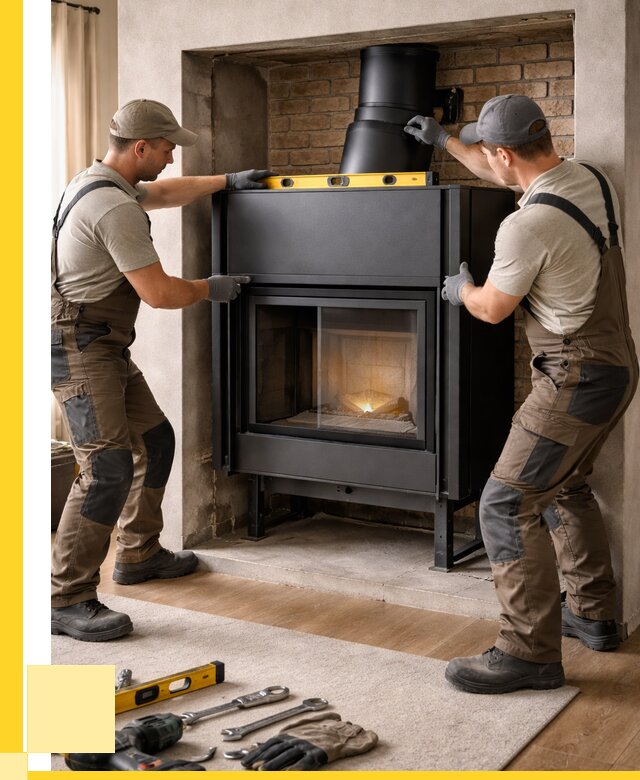 Установка каминных топок в Мегионе под ключ от 18765 р. | ЭриданМго