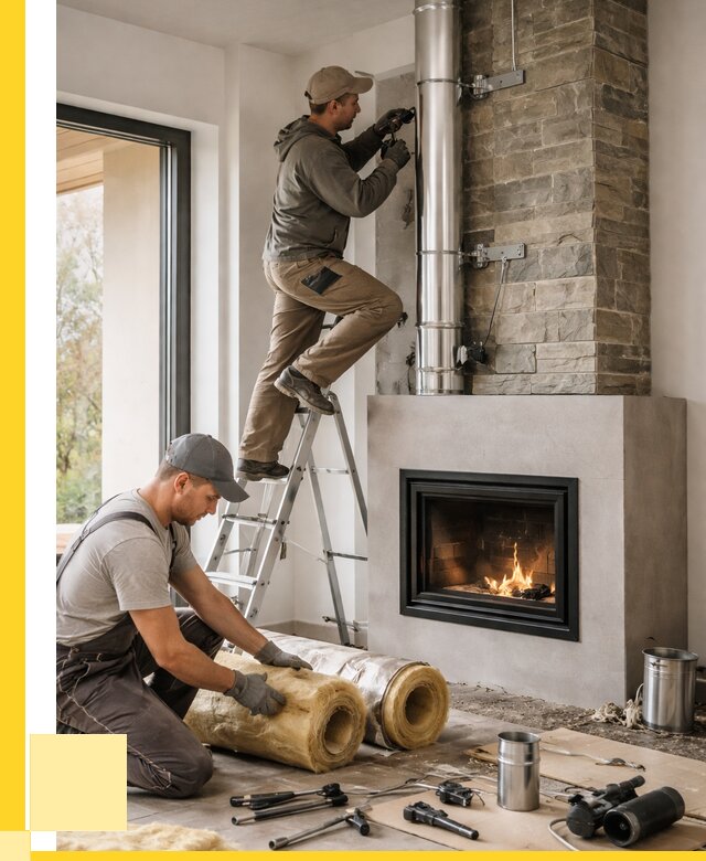 Монтаж дымоходов для каминов в Мегионе от 15638 р. ЭриданМго