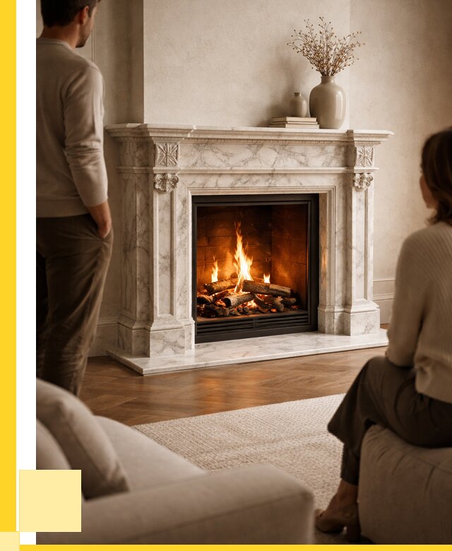 Мраморные камины под ключ в Мегионе от 260625 р. | ЭриданМго