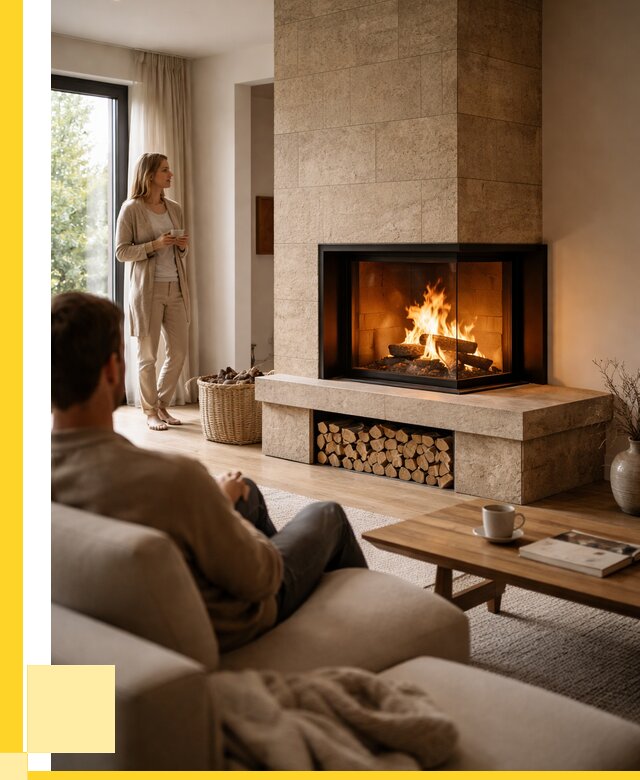 Угловые камины из кирпича установка в Мегионе от 156375 р. ЭриданМго