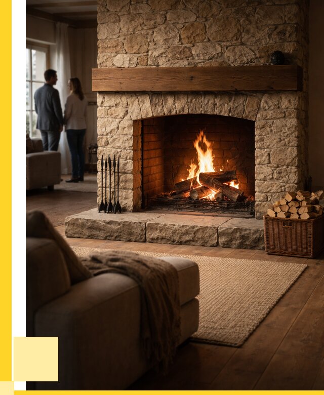 Открытые камины под ключ в Мегионе от 156375 р. ЭриданМго