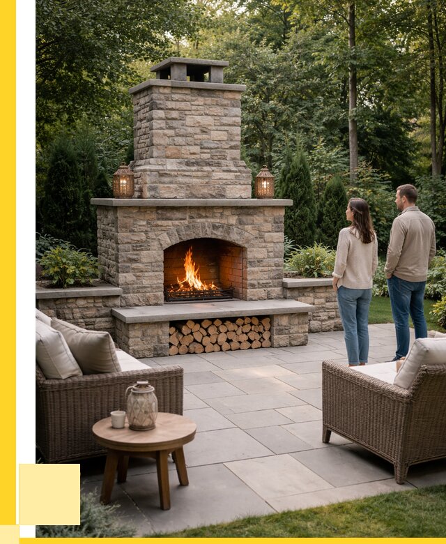 Уличные камины из кирпича в Мегионе от 156375 р. | ЭриданМго