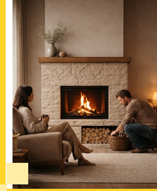 Камины для дома в Мегионе под ключ от 156375 р. | ЭриданМго