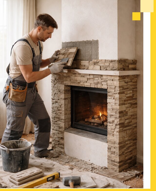 Изготовление и монтаж каминов для дома под ключ в Мегионе