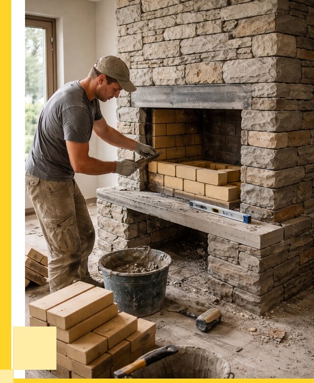 Кладка каминов и камина в Мегионе от 26063 р. ЭриданМго