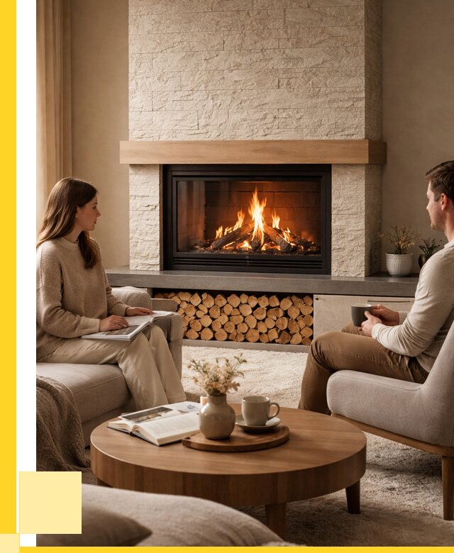 Камины со стеклом в Мегионе от 187650 р. | ЭриданМго — топки 3 стекла