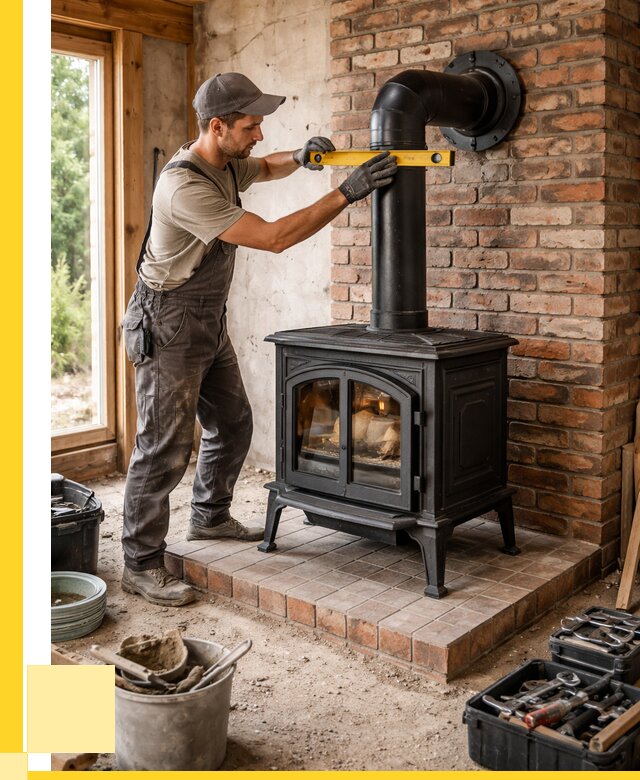 Монтаж печей установка банной печи в Мегионе от 15638 р. | ЭриданМго