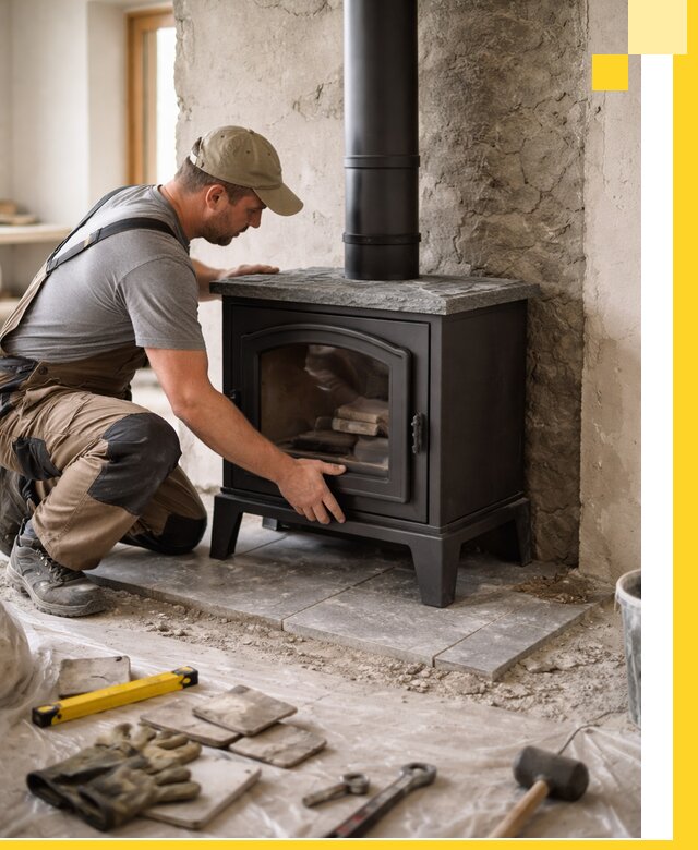 Профессиональный монтаж печей и каминов в Мегионе под ключ