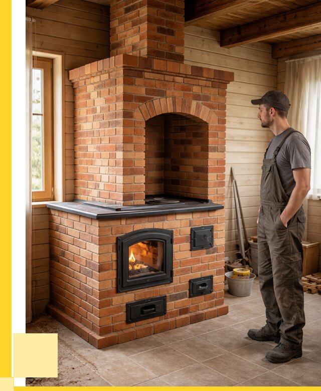 Кирпичные печи в Мегионе: купить от 156375 р. | ЭриданМго
