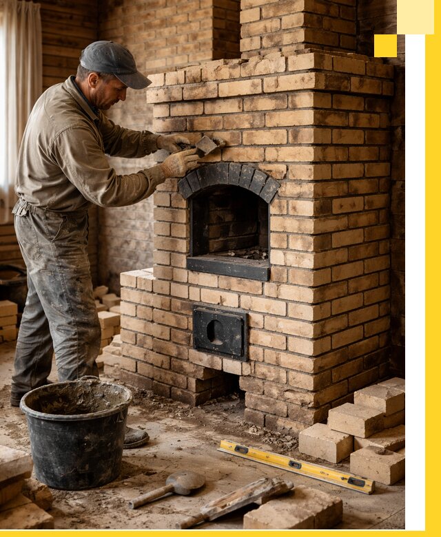 Кирпичные печи под ключ в Мегионе: проектирование и кладка