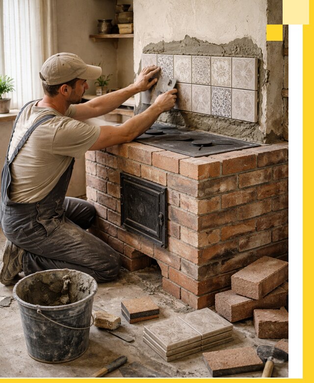 Печи с плитой на заказ монтаж гарантия и сервис в Мегионе