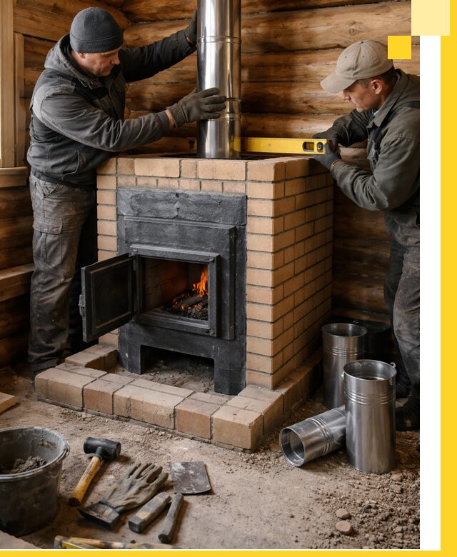 Проектирование, изготовление и установка банных печей в Мегионе