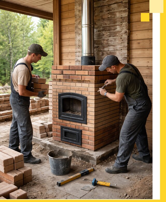 Производство и установка дачных печей под ключ в Мегионе