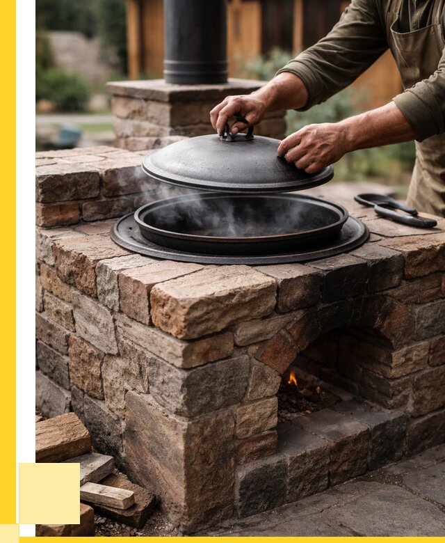 Печи для казана в Мегионе по цене от 18765 р. | ЭриданМго