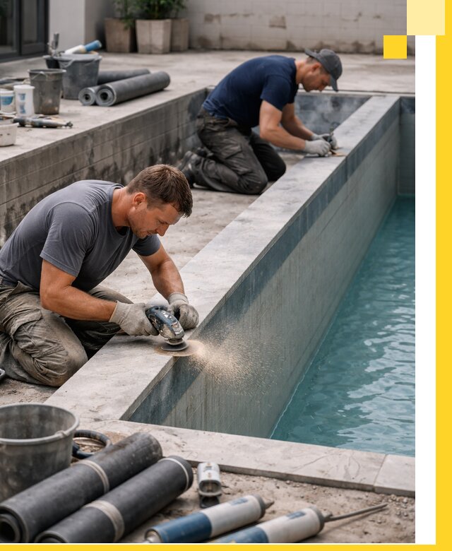 Профессиональный ремонт бассейнов под ключ в Мегионе