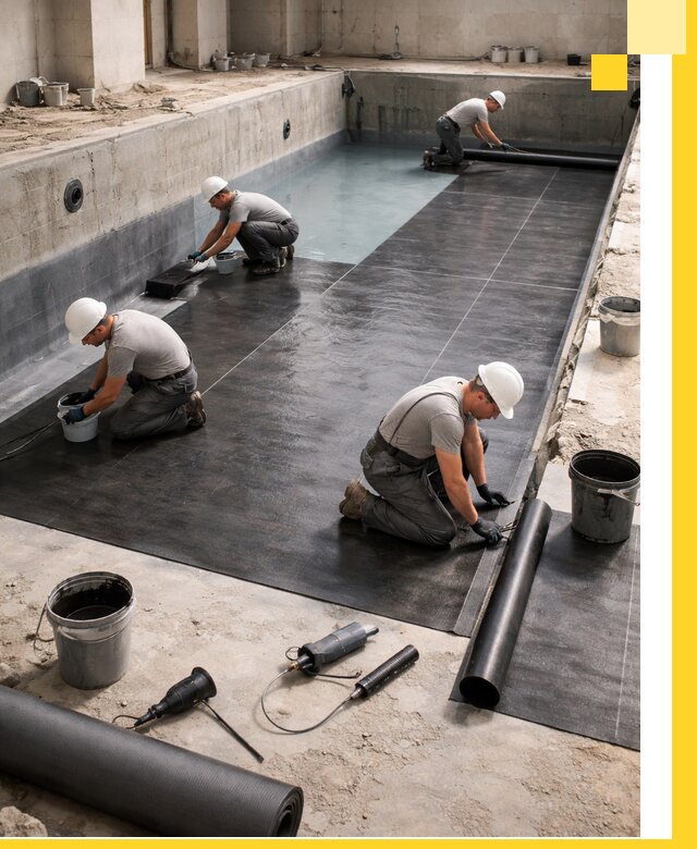 Профессиональная гидроизоляция бассейнов и чаш в Мегионе под ключ