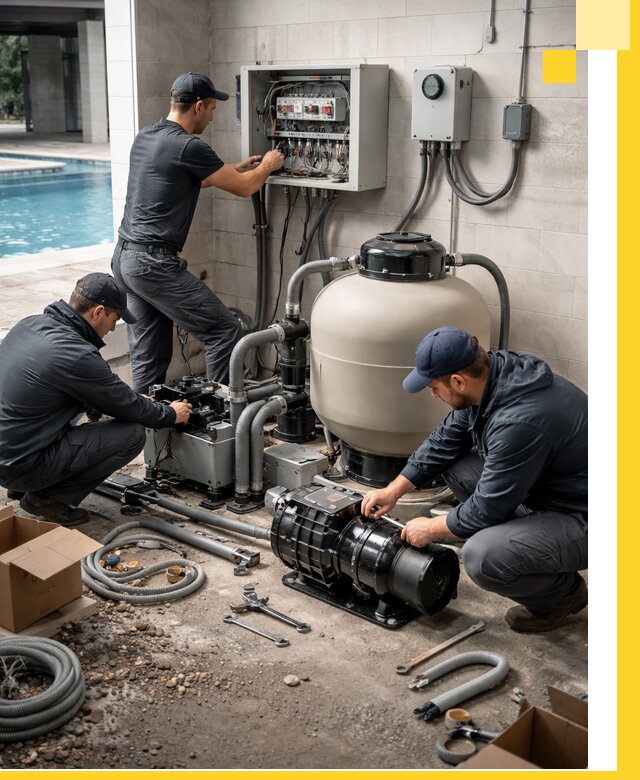 Профессиональный монтаж оборудования для бассейнов в Мегионе