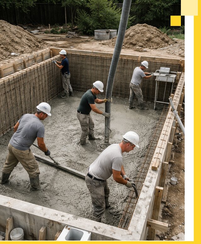 Строительство бетонных бассейнов под ключ в Мегионе