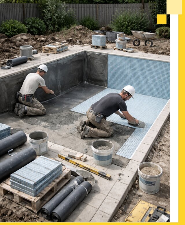 Проектирование и строительство стационарных бассейнов в Мегионе