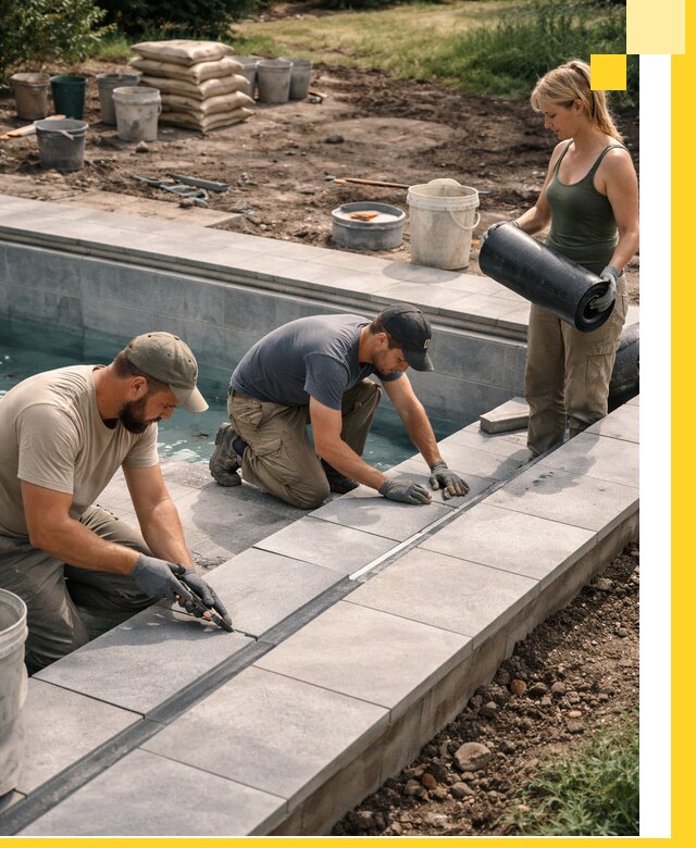 Строительство и монтаж уличных бассейнов под ключ в Мегионе