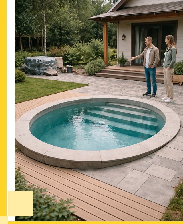 Бассейн на даче под ключ в Мегионе от 208500 р., ЭриданМго