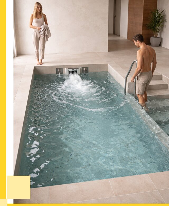 Бассейн с противотоком в Мегионе от 260625 р. | ЭриданМго