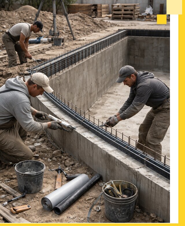 Качественный монтаж чаши бассейна в Мегионе под ключ с гарантией