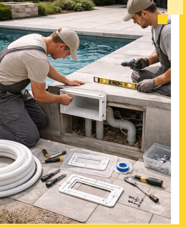 Поставка и установка скиммеров для бассейнов в Мегионе