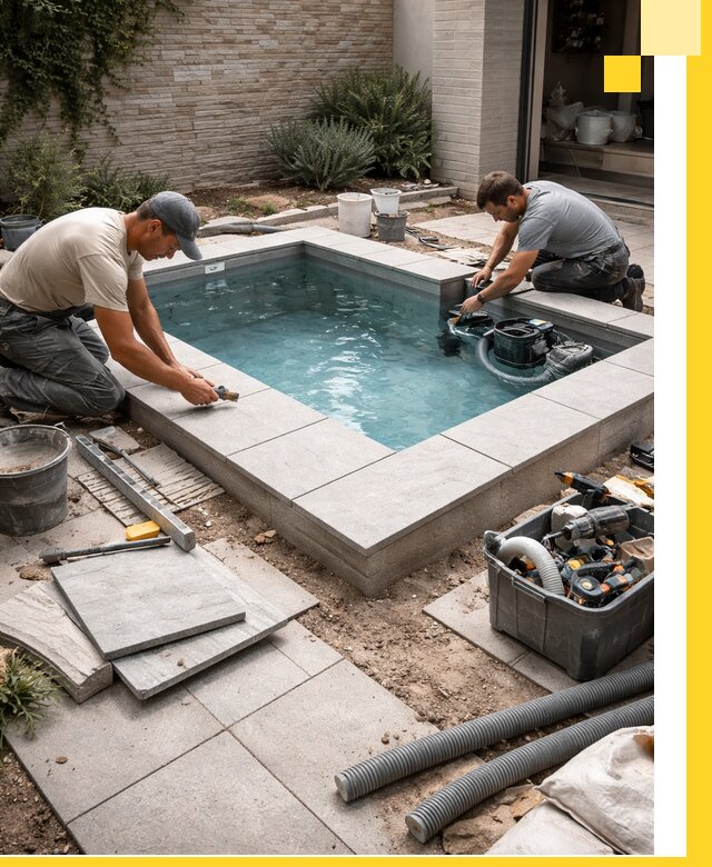 Мини бассейны под ключ в Мегионе, дизайн и установка