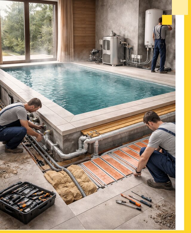 Проектирование и строительство тёплых бассейнов в Мегионе