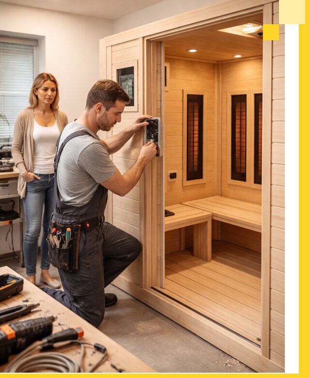 Инфракрасные сауны под ключ в Мегионе продажа и установка