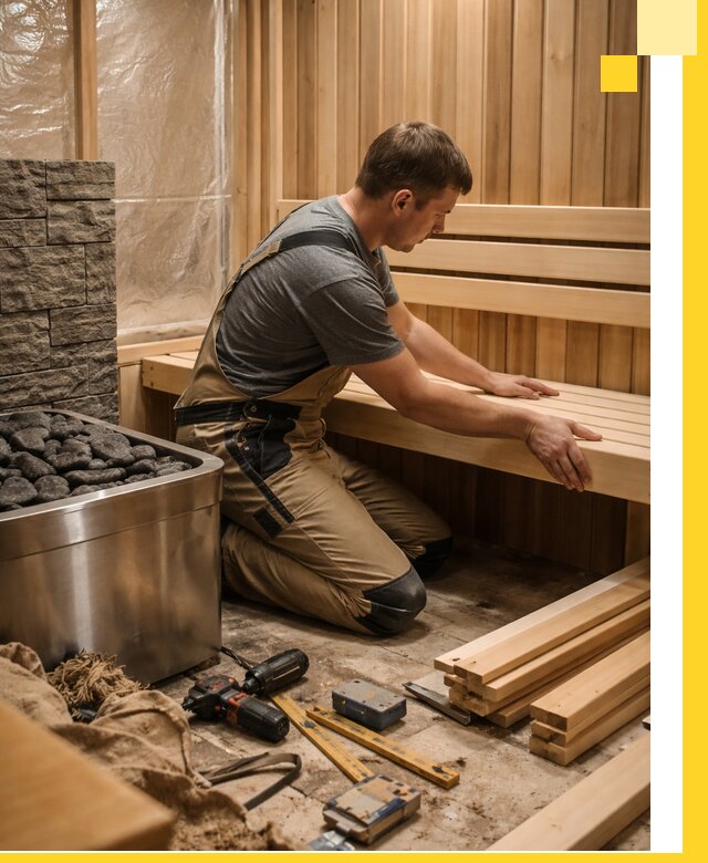 Сауны для дома под ключ с проектированием и монтажом в Мегионе