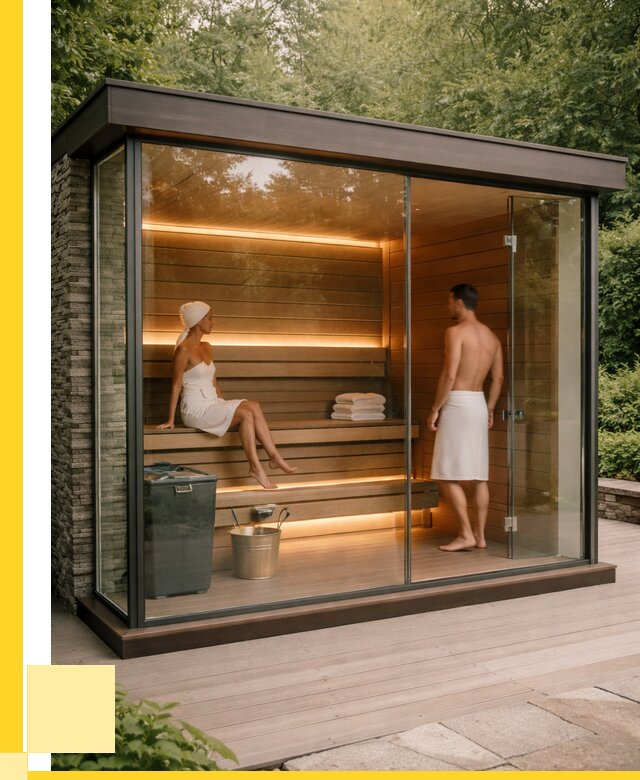 Сауна стеклянная и двери для сауны в Мегионе от 260625 р. | ЭриданМго