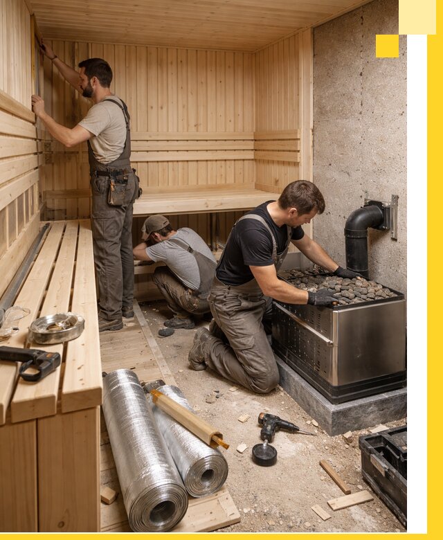 Индивидуальные сауны на заказ в Мегионе под ключ, проект и монтаж