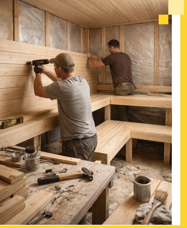 Профессиональная отделка бань и саун под ключ в Мегионе