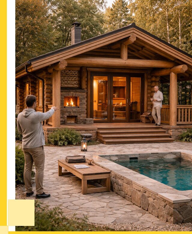 Проекты бань и хамам в Мегионе от 26063 р. | ЭриданМго