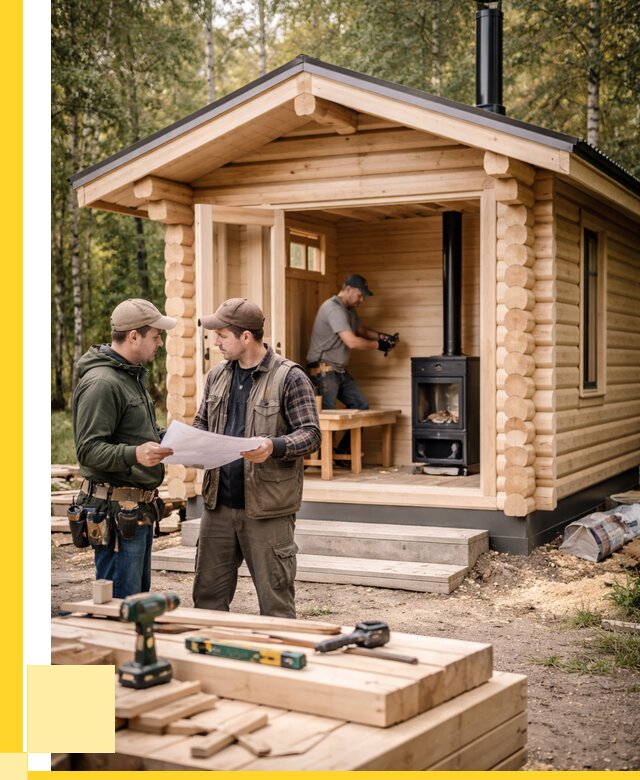 Монтаж бань под ключ в Мегионе — от 208500 р. | ЭриданМго