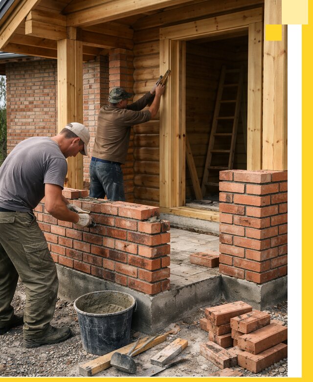 Строительство кирпичных бань под ключ в Мегионе с гарантией качества