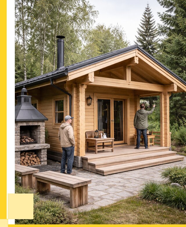 Деревянные бани под ключ в Мегионе от 469125 р. | ЭриданМго