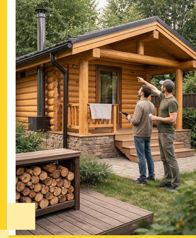 Бани для дачи под ключ в Мегионе от 260625 р. | ЭриданМго