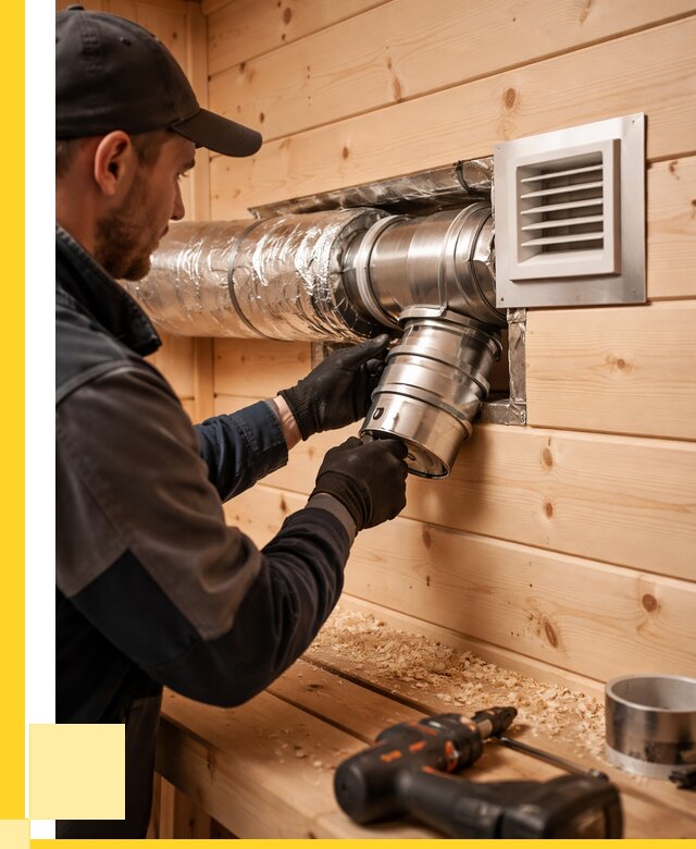 Монтаж вентиляции бани в Мегионе от 12510 р. | ЭриданМго