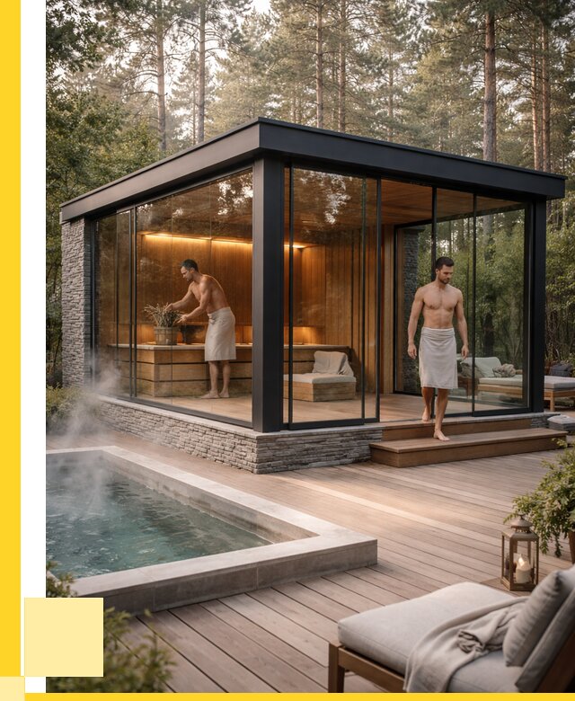 Стеклянные бани и двери в Мегионе от 469125 р. | ЭриданМго