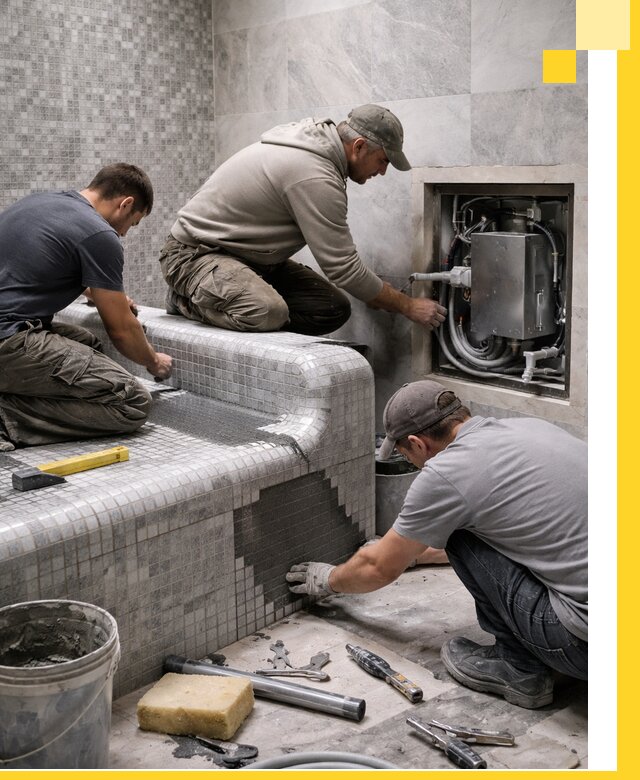 Проекты хамамов под ключ в Мегионе и дизайн и строительство